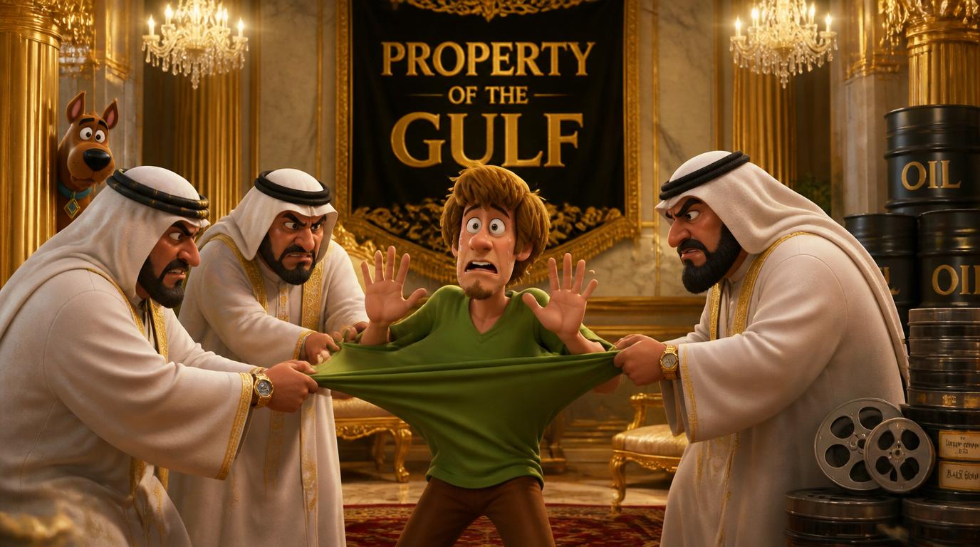 A proposed $111 billion Warner Brothers and Paramount merger is being backed by $24 billion from Saudi Arabia, the UAE and Qatar