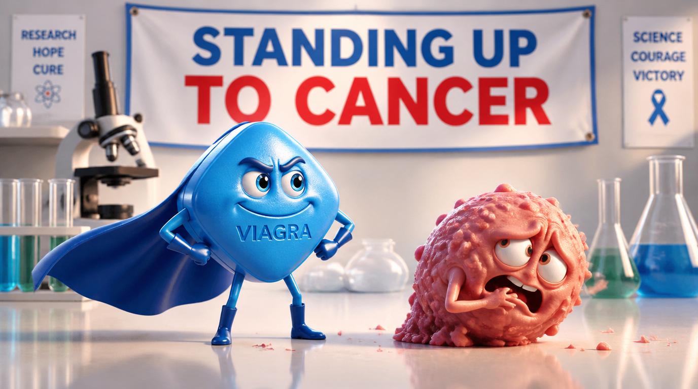 A new study suggests that Viagra may help stop cancer from spreading by disrupting how cancer cells use cholesterol