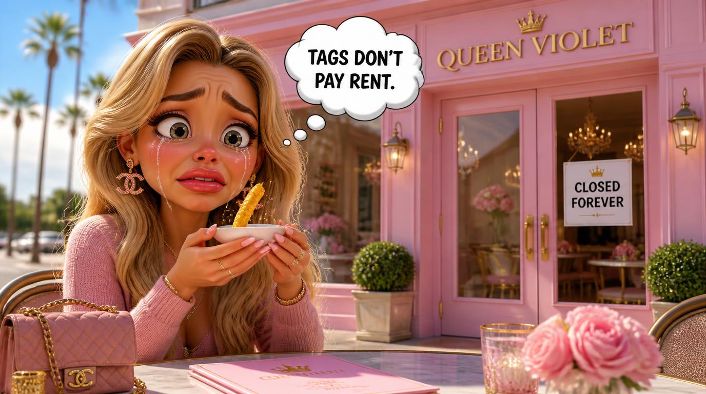 Influencers are in tears as Queen Violet, a popular West Hollywood restaurant known as an influencer hotspot, is closing after 5 years