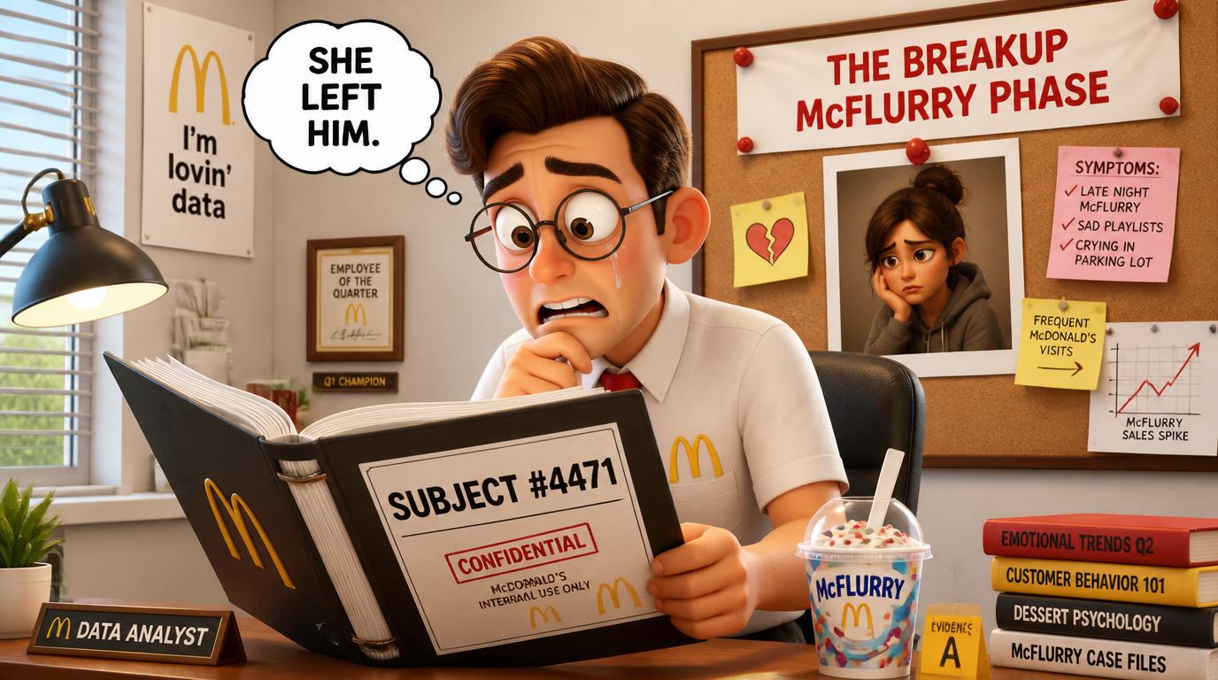 McDonald's put together a 515 page file on one of its regular customers, and you can request your own data from the company too