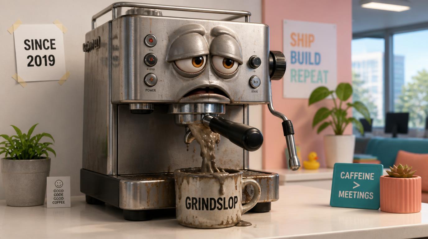 Silicon Valley workers are using the term "grindslop" to mock posts that glorify extreme work culture, like one founder's essay titled "Remember to not smile"
