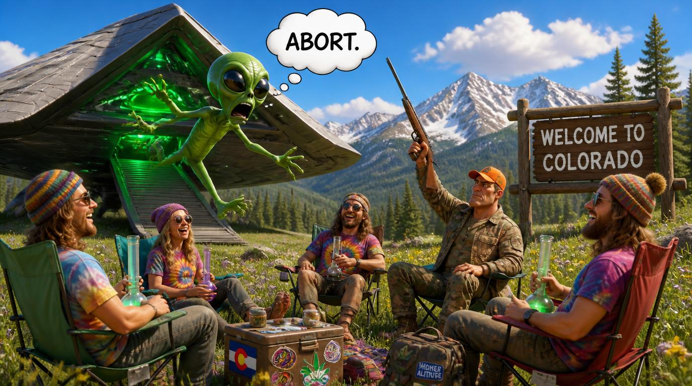 The Air Force is refusing to release two classified videos that sources claim show a 100 foot triangular UFO hovering over a military base in Colorado.