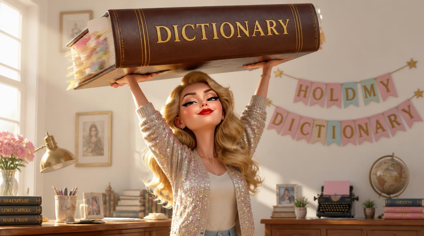 Taylor Swift says she sometimes uses obscure vocabulary to mock critics who make fun of her