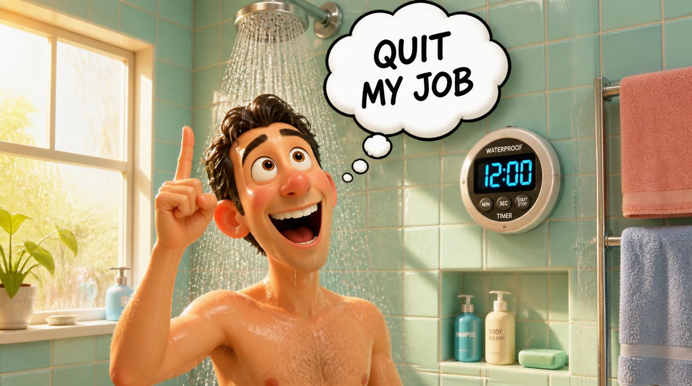 An expert says the average American spends 16 minutes in the shower, but you really only need 3 to 5 minutes