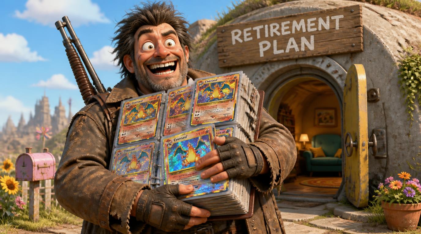 A venture capitalist claims Pokémon cards have outperformed the S&P 500 by more than 3,000% and would become the global currency after an apocalypse