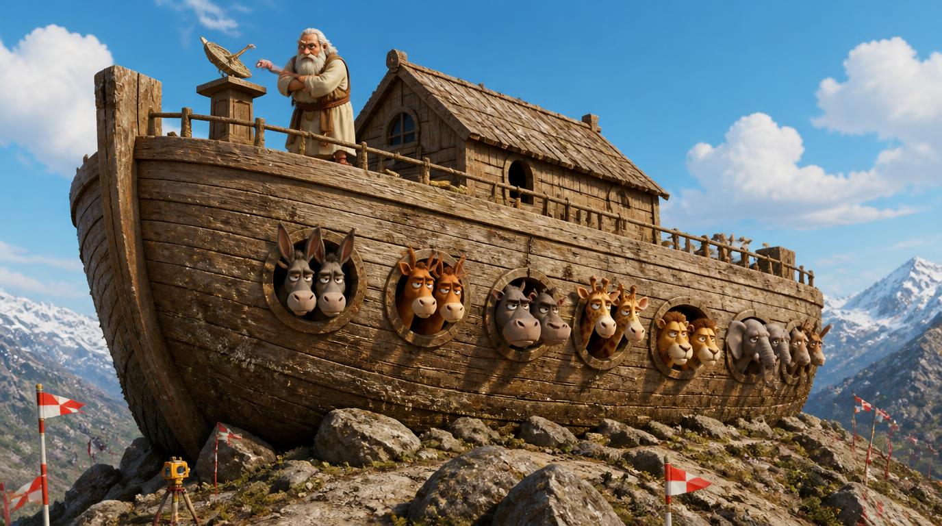 Researchers say new soil and radar evidence suggests that a rock formation in Turkey could actually be the remains of Noah's Ark